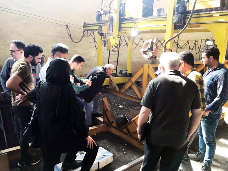 اعضای سازمان نظام مهندسین شهرستان نوشهر در بازدید از شرکت مهندسی سوران سوله شمال - آبان 1402 