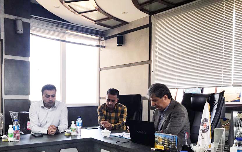 نشست دکتر امید شکوهمند مدیر عامل شرکت سوران صنعت فولاد با مهندس فرجی مدیر نظام مهندسی نوشهر- آبان 1402